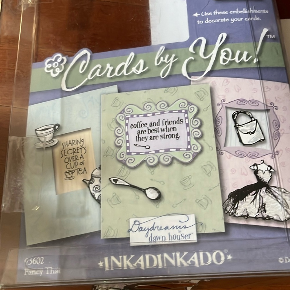 NWOT Card craft set w stamps